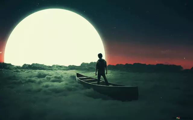 What is the meaning of the song 'Voyage of the Moon'?
